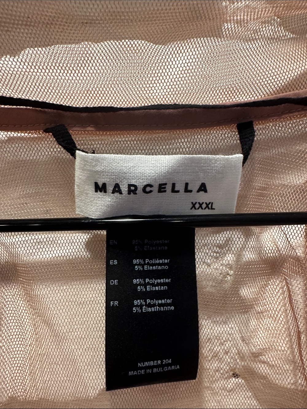 MARCELLA NYC NWOT Olympia Sheer Mesh Bolero in Dusty Pink - Picture 2 of 6